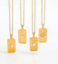 Joolim Jewelry 18K Gold Plated Moon Star Sun Stainless Steel Necklace Design Jewelry Women Necklace Tarnish Free & Waterproof