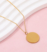 Joolim Jewelry 18K Gold Plated Vintage 12 Zodiac Coin Pendant Necklace Jewelry Wholesale Stainless Steel Necklaces